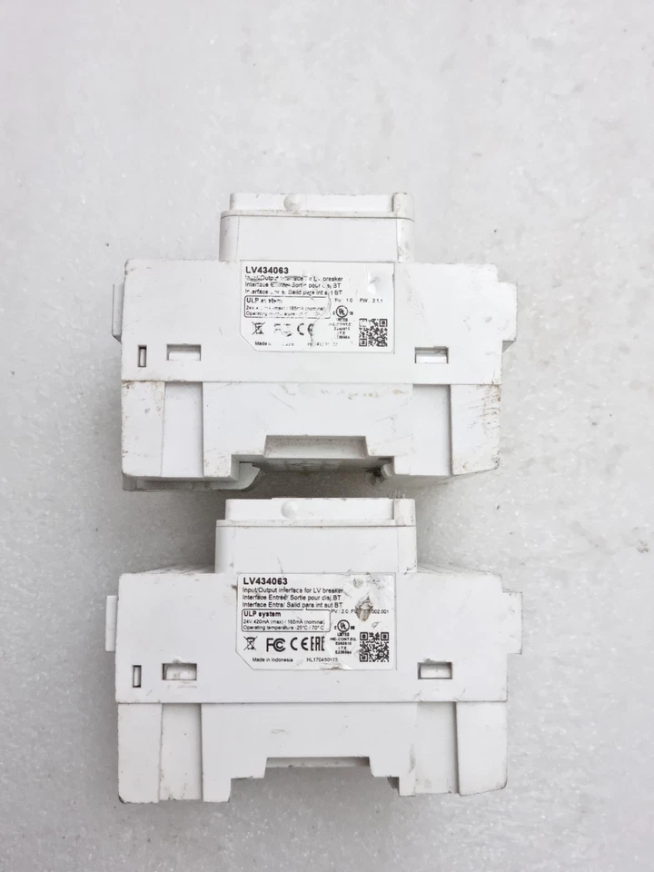Lot Of 2 Pcs Schneider Electric LV434063 Input/Output Interface for LV breaker